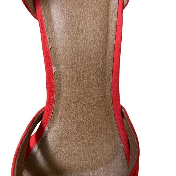 BP ~ Red Strappy Espadrilles ~ size 6 - Picture 10 of 15